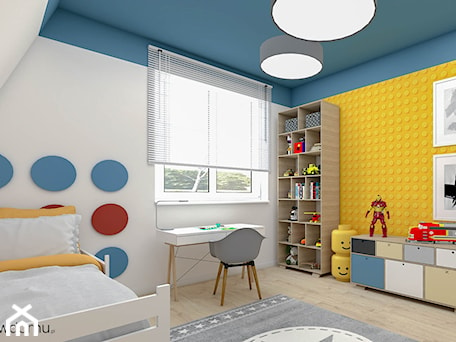 Aranżacje wnętrz - Pokój dziecka: Kolorowy pokój dla fana Lego - wnetrzewdomu. Przeglądaj, dodawaj i zapisuj najlepsze zdjęcia, pomysły i inspiracje designerskie. W bazie mamy już prawie milion fotografii!