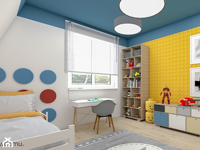 Kolorowy pokój dla fana Lego