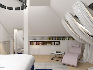 Przestronna sypialnia na poddaszu - zdjęcie od wnetrzewdomu