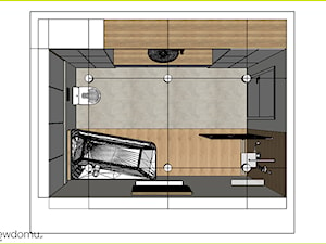 Nowoczesna łazienka z wanną i prysznicem - zdjęcie od wnetrzewdomu