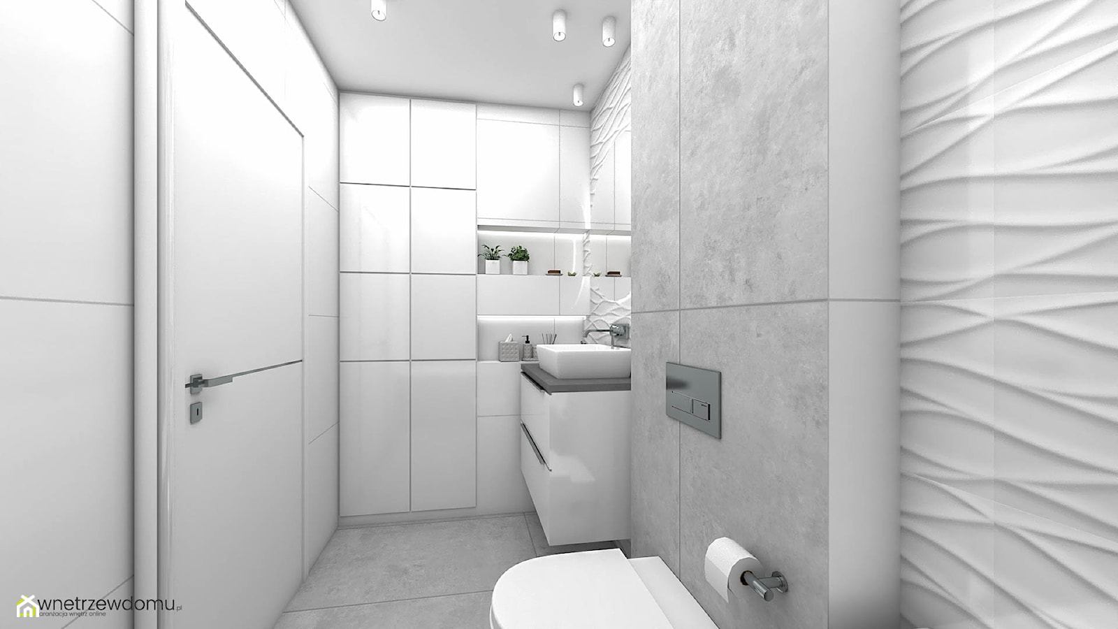 Jasna łazienka z wanną - zdjęcie od wnetrzewdomu - Homebook