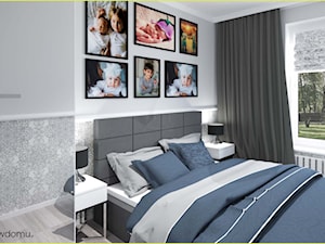 nowoczesna sypialnia z nutą glamour