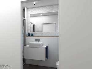 Bardzo mała łazienka z prysznicem - zdjęcie od wnetrzewdomu
