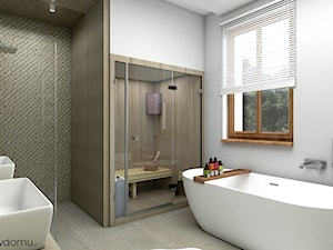 Łazienka z sauną w dwóch wersjach
