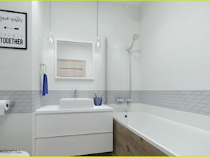 Biało-szara łazienka - zdjęcie od wnetrzewdomu