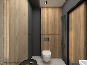 Drewno i marmur w łazience - zdjęcie od wnetrzewdomu