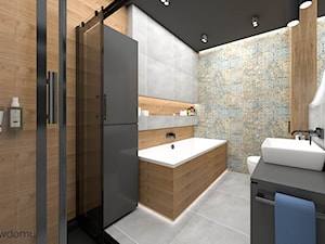 Łazienka z wanną i prysznicem - zdjęcie od wnetrzewdomu