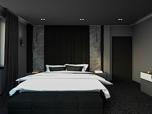 Sypialnia w czerni - zdjęcie od wnetrzewdomu