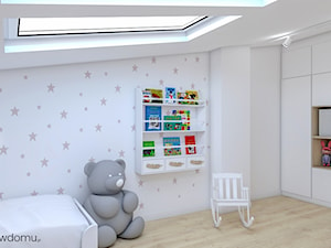 funkcjonalny pokój dla dziewczynki - trzy układy - Pokój dziecka, styl skandynawski - zdjęcie od wnetrzewdomu