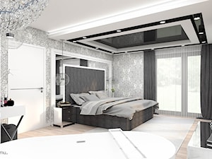 Nowoczesna sypialnia w stylu glamour - zdjęcie od wnetrzewdomu