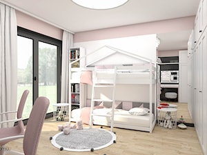 Różowo-biały pokój dla dziewczynek - zdjęcie od wnetrzewdomu