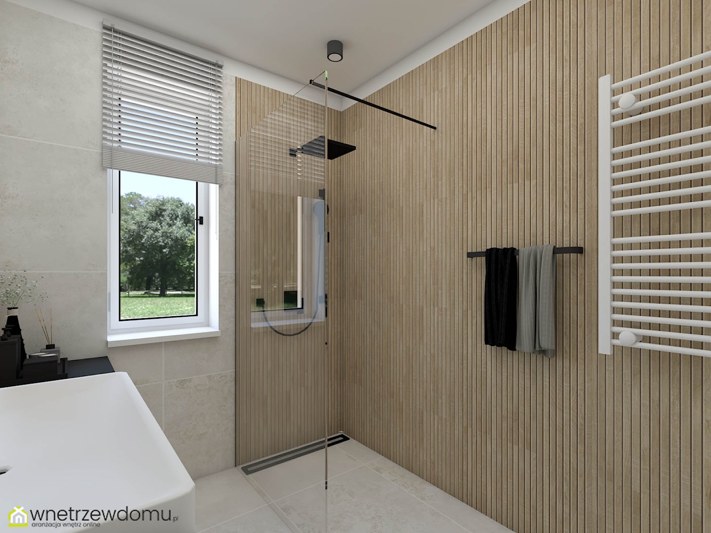 Nowoczesna łazienka w stylu skandynawskim - zdjęcie od wnetrzewdomu - Homebook