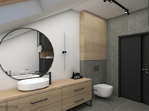 Nowoczesna łazienka w minimalistycznej wersji - zdjęcie od wnetrzewdomu