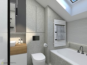 Nowoczesna łazienka z płytkami lastrico - zdjęcie od wnetrzewdomu