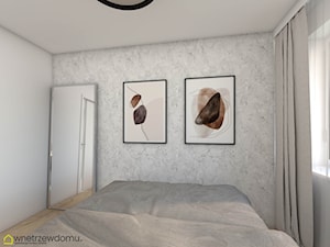 Minimalistyczna sypialnia dla gości