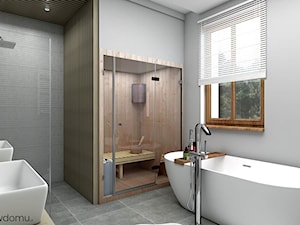 Łazienka z sauną - zdjęcie od wnetrzewdomu