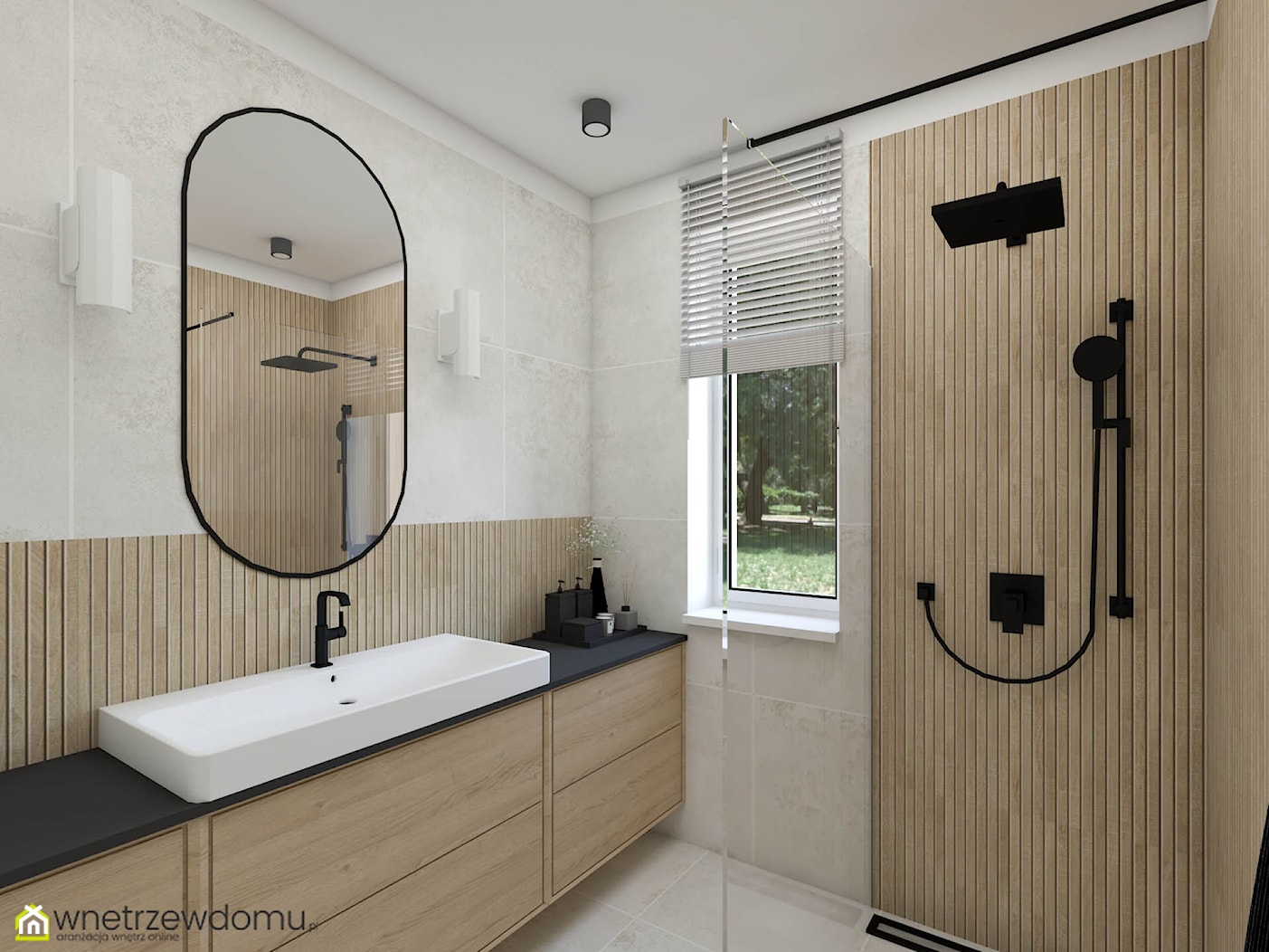 Nowoczesna łazienka w stylu skandynawskim - zdjęcie od wnetrzewdomu - Homebook