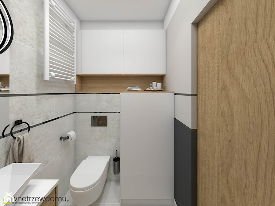 Niewielka łazienka w loftowym stylu - zdjęcie od wnetrzewdomu