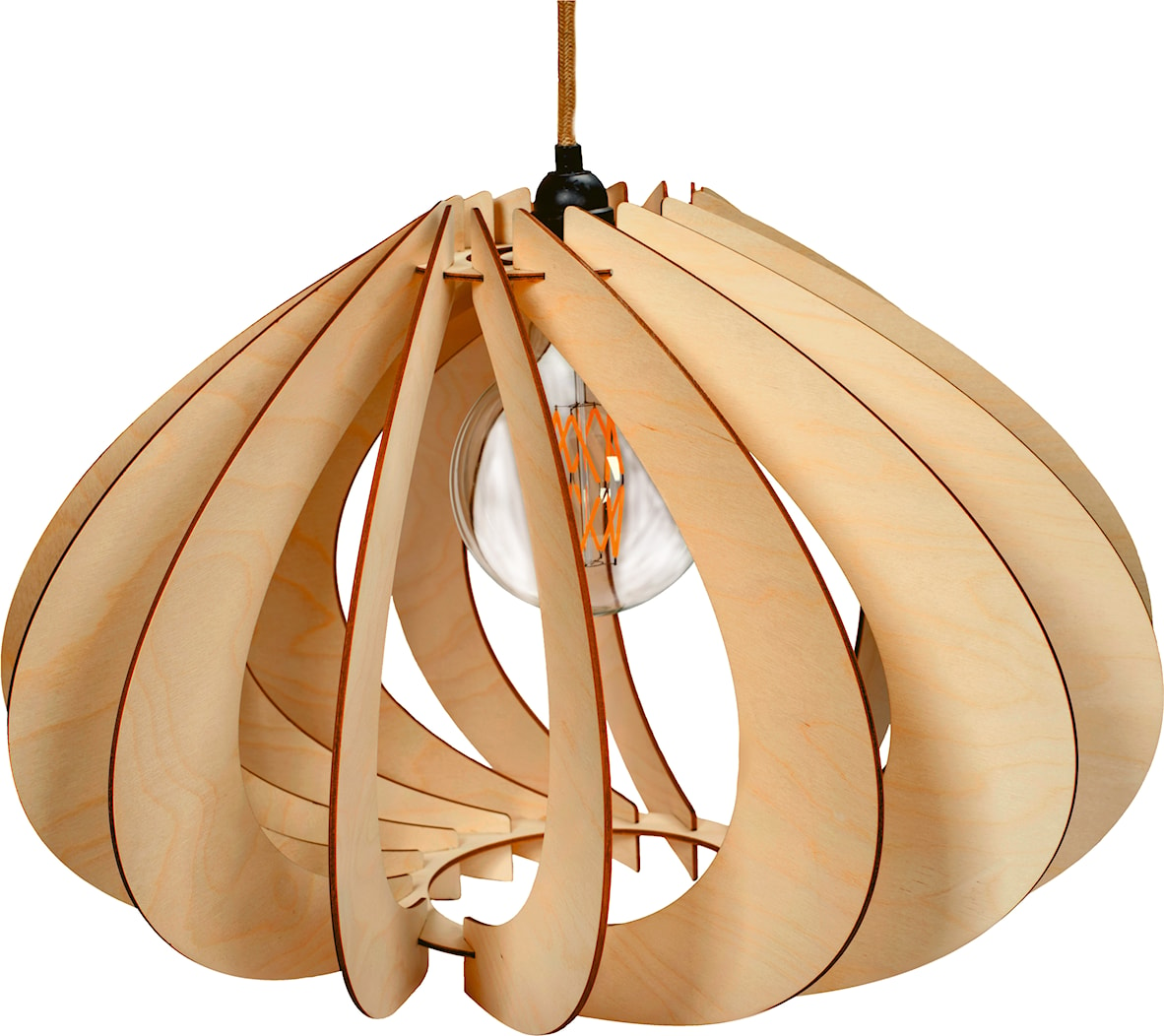 Naaturalna lampa wisząca - zdjęcie od Sklep Kornik Design - Homebook