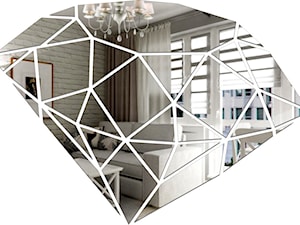 Dekoracyjne lustro akrylowe na ścianę diament - zdjęcie od Sklep Kornik Design