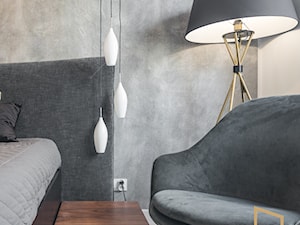 Hint of Wood&White (Lokum di Trevi) - Mała szara sypialnia - zdjęcie od Grupa Interio