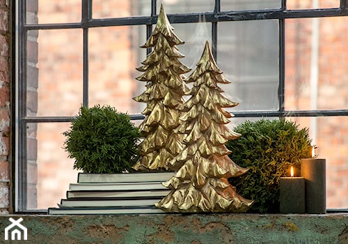 Kolekcja świąteczna Modern Loft - Mały szary salon - zdjęcie od miloo-home