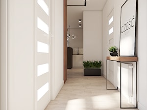 Mieszkanie w Brzozowie - Hol / przedpokój, styl nowoczesny - zdjęcie od SMOLIK I WIATROWSKA projektowanie wnętrz online