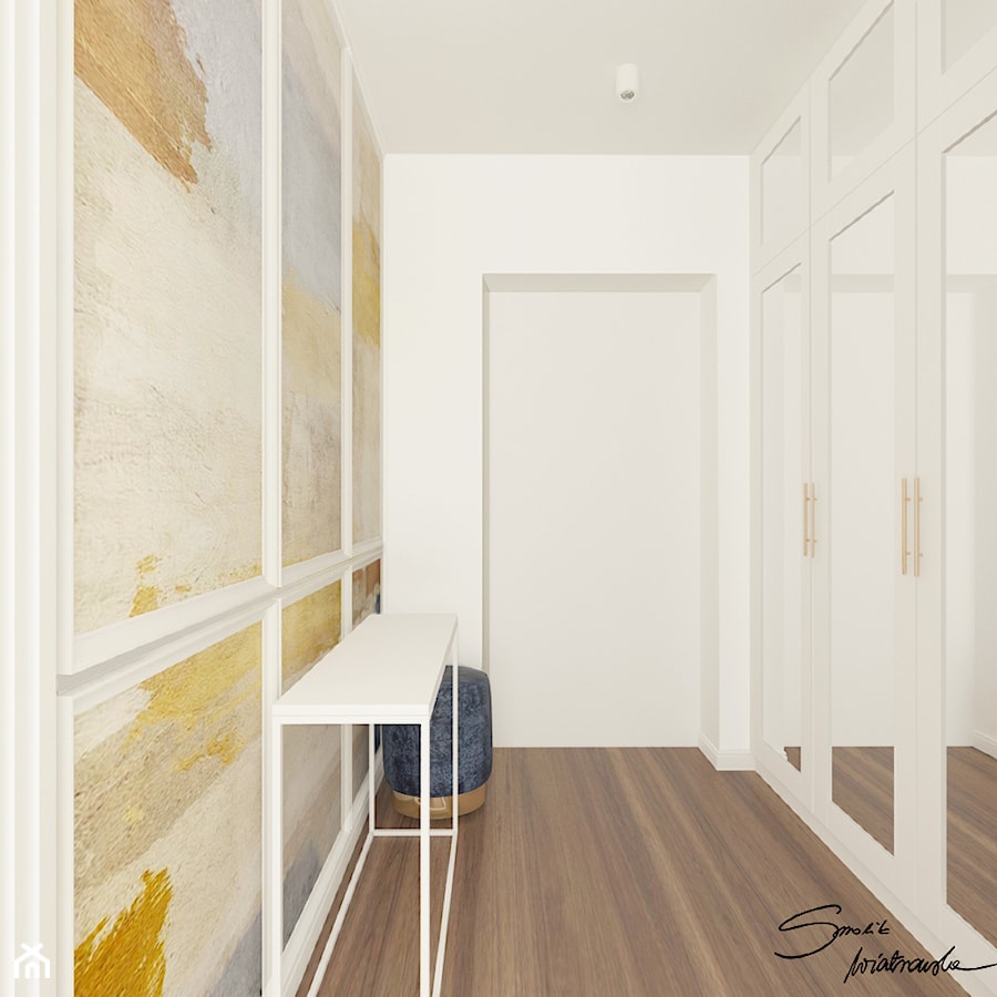Apartamenty Krosno 3 - Hol / przedpokój, styl nowoczesny - zdjęcie od SMOLIK I WIATROWSKA projektowanie wnętrz online