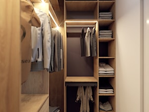 Męska garderoba przy sypialni - zdjęcie od SMOLIK I WIATROWSKA projektowanie wnętrz online