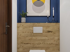 Apartamenty Krosno 2 - Mała łazienka, styl nowoczesny - zdjęcie od SMOLIK I WIATROWSKA projektowanie wnętrz online