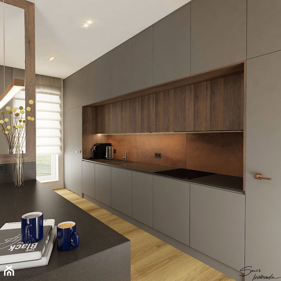 Szczepańcowa 165 m2 - Kuchnia, styl nowoczesny - zdjęcie od SMOLIK I WIATROWSKA projektowanie wnętrz online