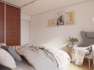 Targowiska 86,5 m2 - Sypialnia, styl skandynawski - zdjęcie od SMOLIK I WIATROWSKA projektowanie wnętrz online