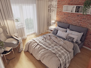 Targowiska 86,5 m2 - Sypialnia, styl skandynawski - zdjęcie od SMOLIK I WIATROWSKA projektowanie wnętrz online