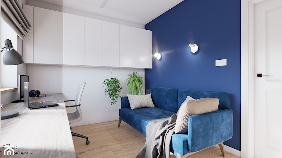 Rzeszów Dom w Kannach 60 m2 - Biuro - zdjęcie od SMOLIK I WIATROWSKA projektowanie wnętrz online