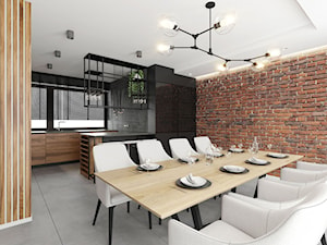 Dom w Krośnie 3 - Jadalnia, styl nowoczesny - zdjęcie od SMOLIK I WIATROWSKA projektowanie wnętrz online