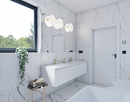 Łazienka przy sypialni - zdjęcie od SMOLIK I WIATROWSKA ARCHITEKTURA WNĘTRZ - Homebook