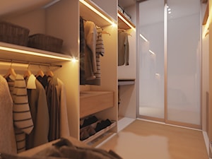Wrocanka 98,85m2 - Garderoba, styl nowoczesny - zdjęcie od SMOLIK I WIATROWSKA projektowanie wnętrz online