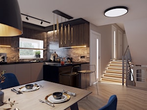 Targowiska 86,5 m2 - Kuchnia, styl nowoczesny - zdjęcie od SMOLIK I WIATROWSKA projektowanie wnętrz online