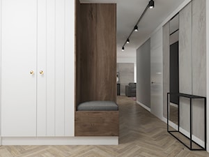 Apartamenty Grodzka Krosno - Hol / przedpokój, styl nowoczesny - zdjęcie od SMOLIK I WIATROWSKA projektowanie wnętrz online