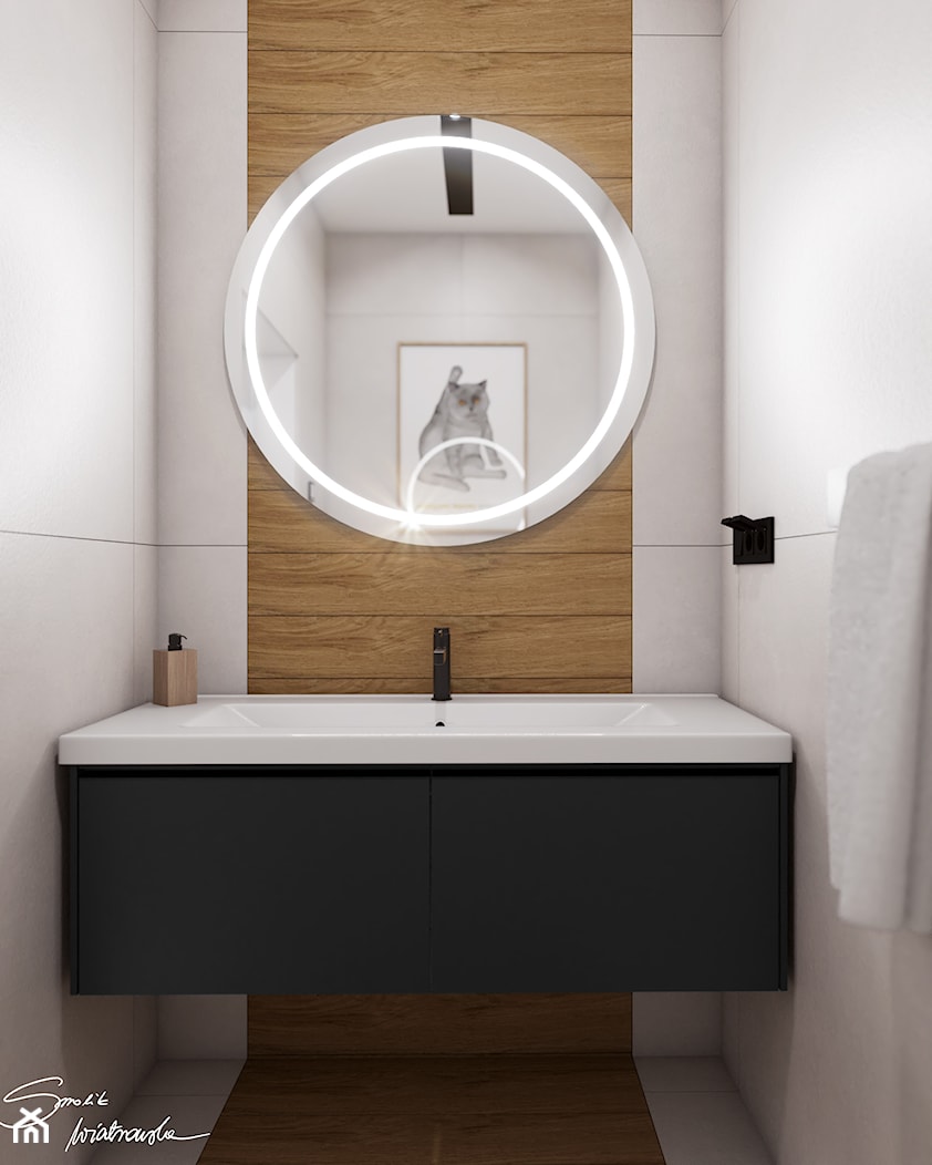 Toaleta - zdjęcie od SMOLIK I WIATROWSKA projektowanie wnętrz online - Homebook