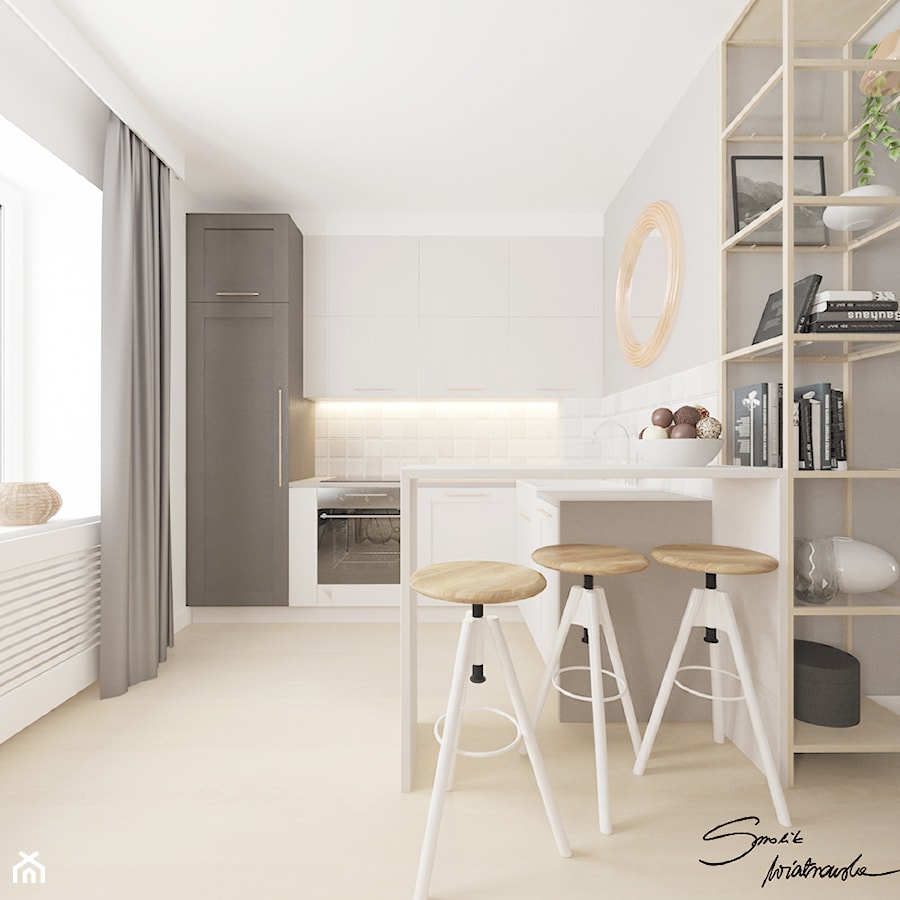 Mieszkanie w Rzeszowie - Kuchnia, styl nowoczesny - zdjęcie od SMOLIK I WIATROWSKA projektowanie wnętrz online
