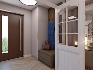 Targowiska 86,5 m2 - Hol / przedpokój, styl nowoczesny - zdjęcie od SMOLIK I WIATROWSKA projektowanie wnętrz online