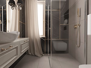 Projekt koncepcyjny dwóch łazienek - Łazienka, styl tradycyjny - zdjęcie od SMOLIK I WIATROWSKA projektowanie wnętrz online