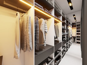 Dobieszyn 108,39 m2 - Garderoba, styl nowoczesny - zdjęcie od SMOLIK I WIATROWSKA projektowanie wnętrz online
