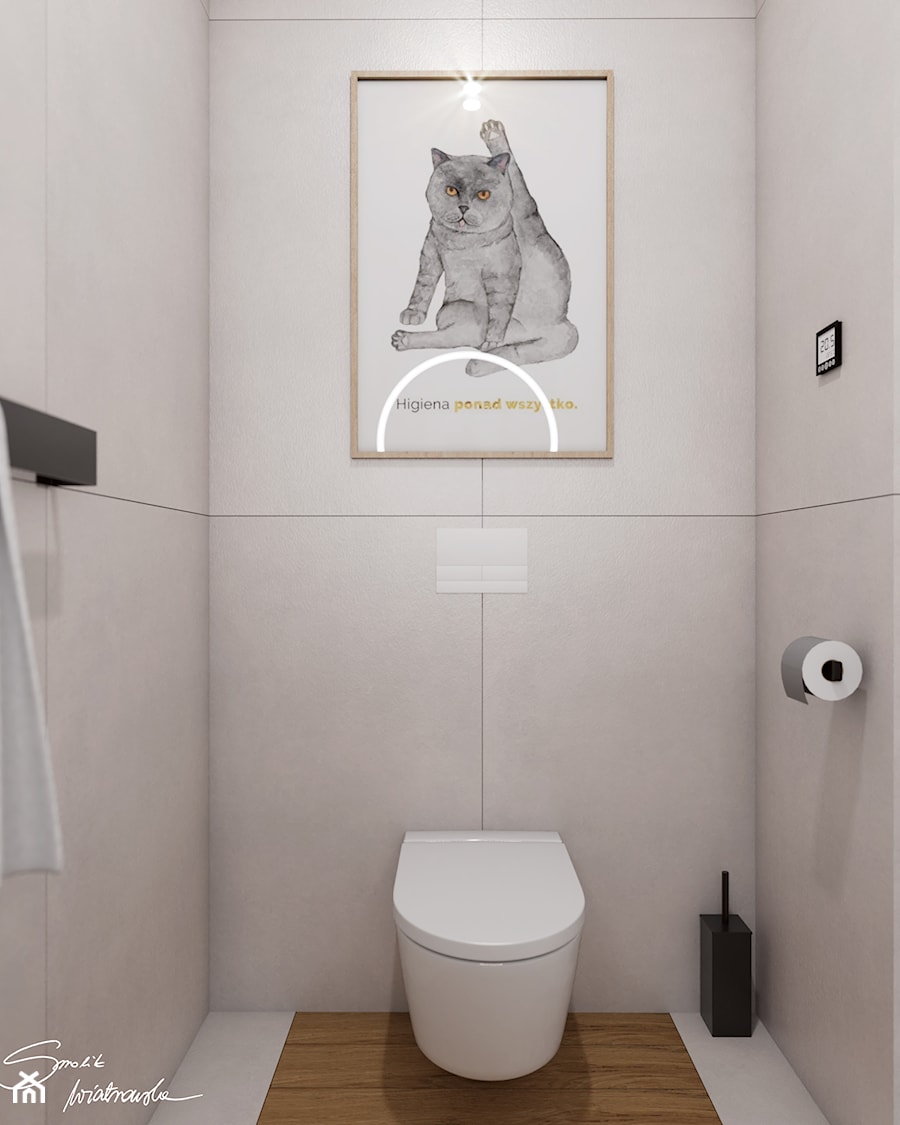 Toaleta - zdjęcie od SMOLIK I WIATROWSKA projektowanie wnętrz online