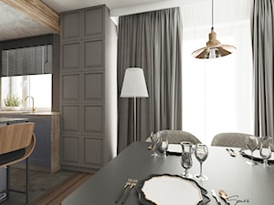Apartamenty Krosno 3 - Jadalnia, styl nowoczesny - zdjęcie od SMOLIK I WIATROWSKA projektowanie wnętrz online