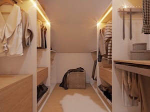 Wrocanka 98,85m2 - Garderoba, styl nowoczesny - zdjęcie od SMOLIK I WIATROWSKA projektowanie wnętrz online
