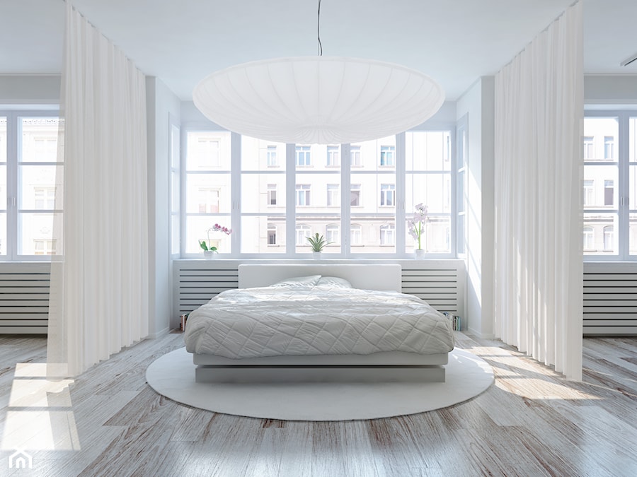 Estetyka - Sypialnia, styl minimalistyczny - zdjęcie od Vetrex – Okna i Drzwi Premium