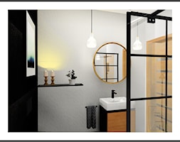 Łazienka z klapkami - zdjęcie od Strefa Projektów Maja Bakalarz - Homebook
