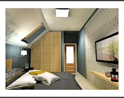 sypialnia na poddaszu - zdjęcie od Strefa Projektów Maja Bakalarz - Homebook